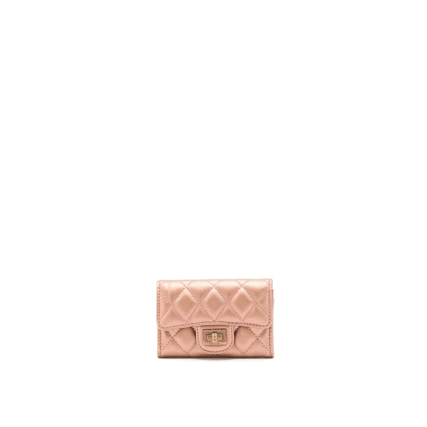 Chanel 2.55 Reissue Flap  Holder Metallic Grained Calfskin Rose Gold RGHW