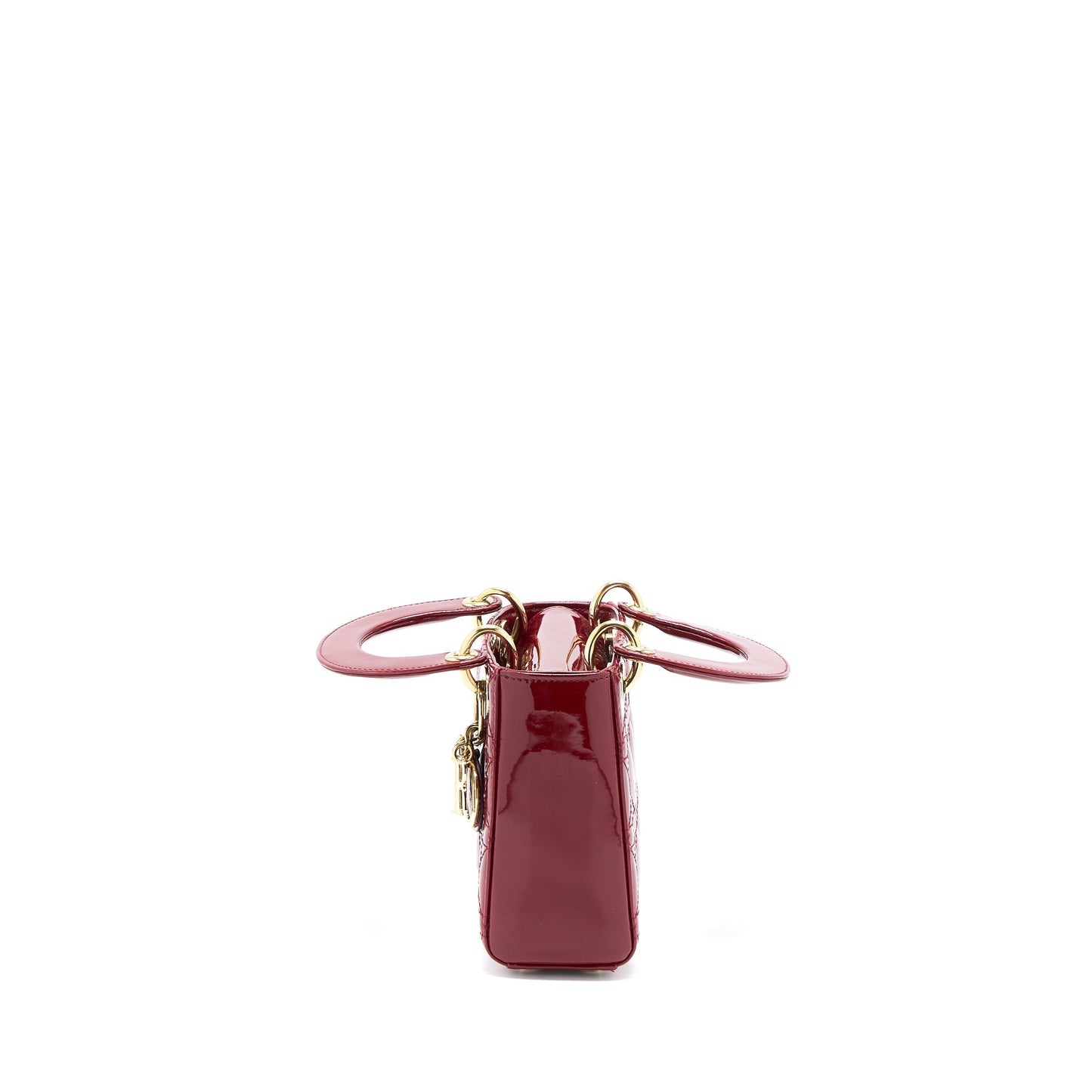 Dior Mini Lady Dior Patent Red