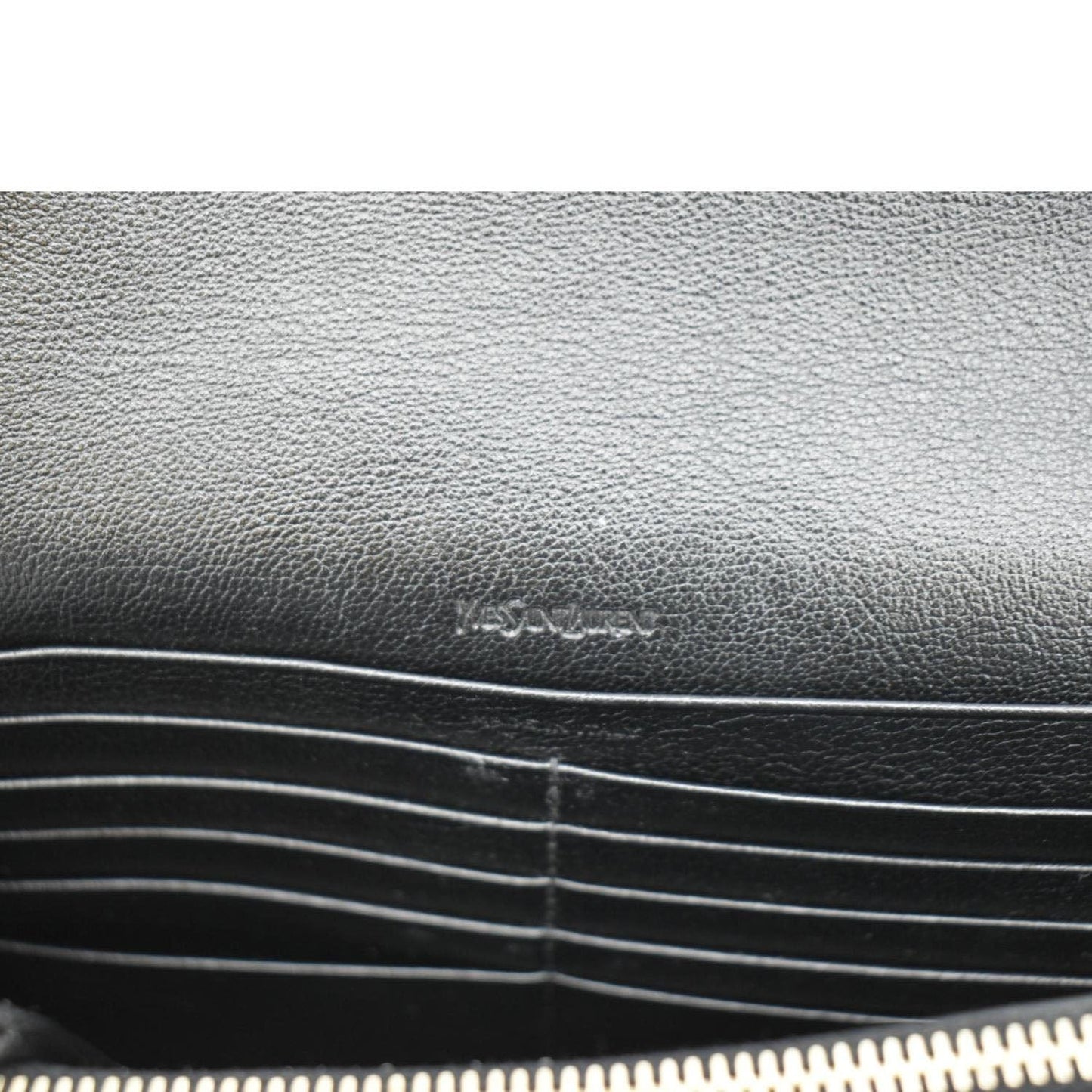 YVES SAINT LAURENT Belle De Jour Chain Leather Crossbody Bag Black