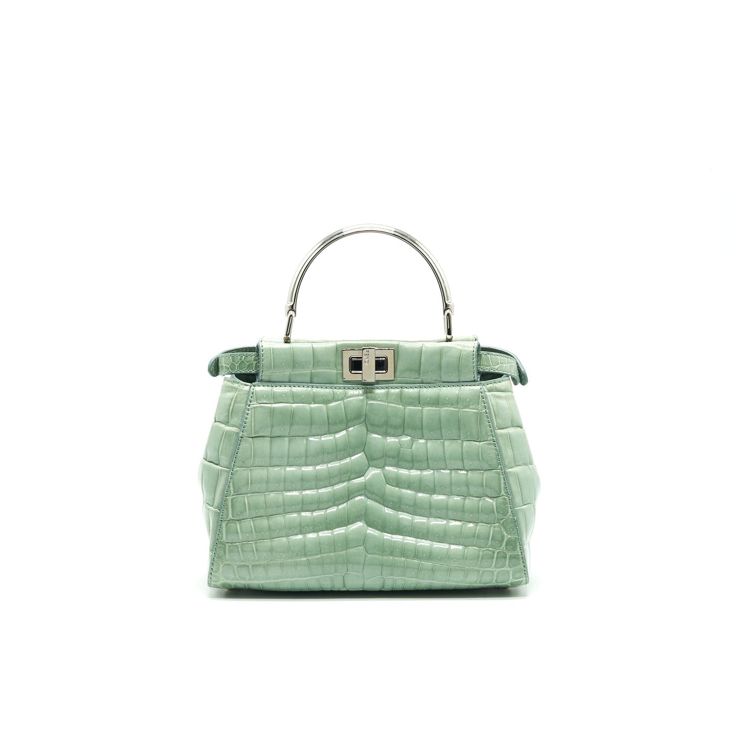FENDI CROCODILE PEEKABOO ICONIC GREEN