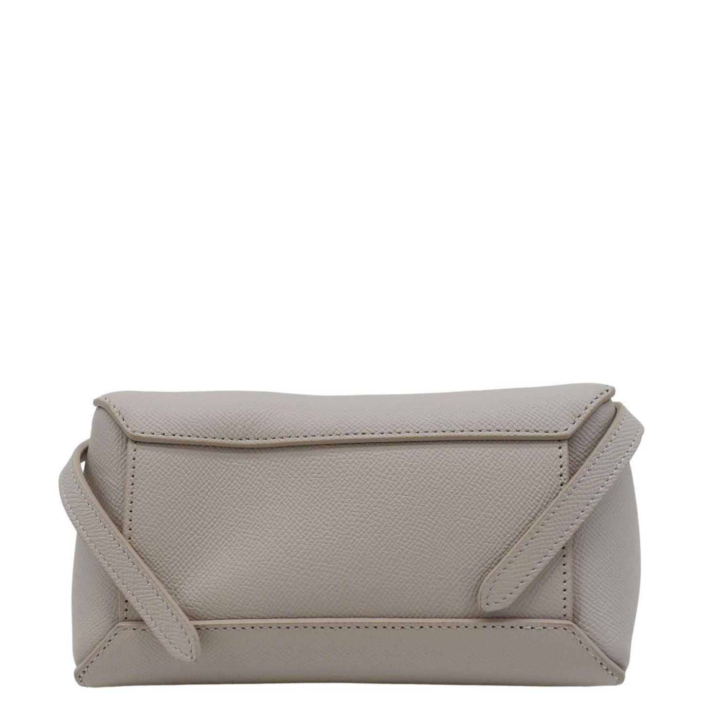 CELINE Nano Belt Grained Leather Shoulder Bag Light Pink