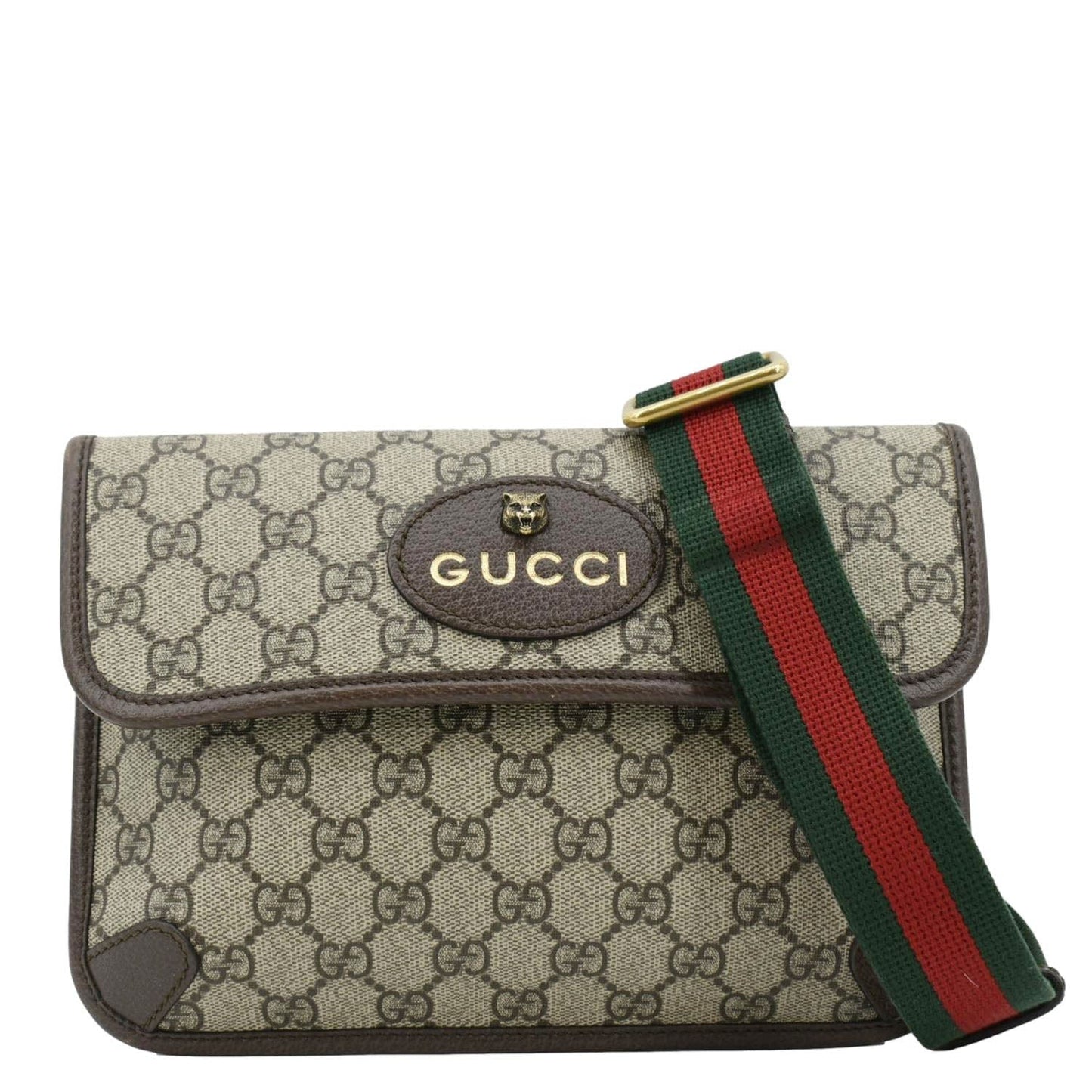 GUCCI Neo   GG Monogram Canvas Belt Bag Beige 493930
