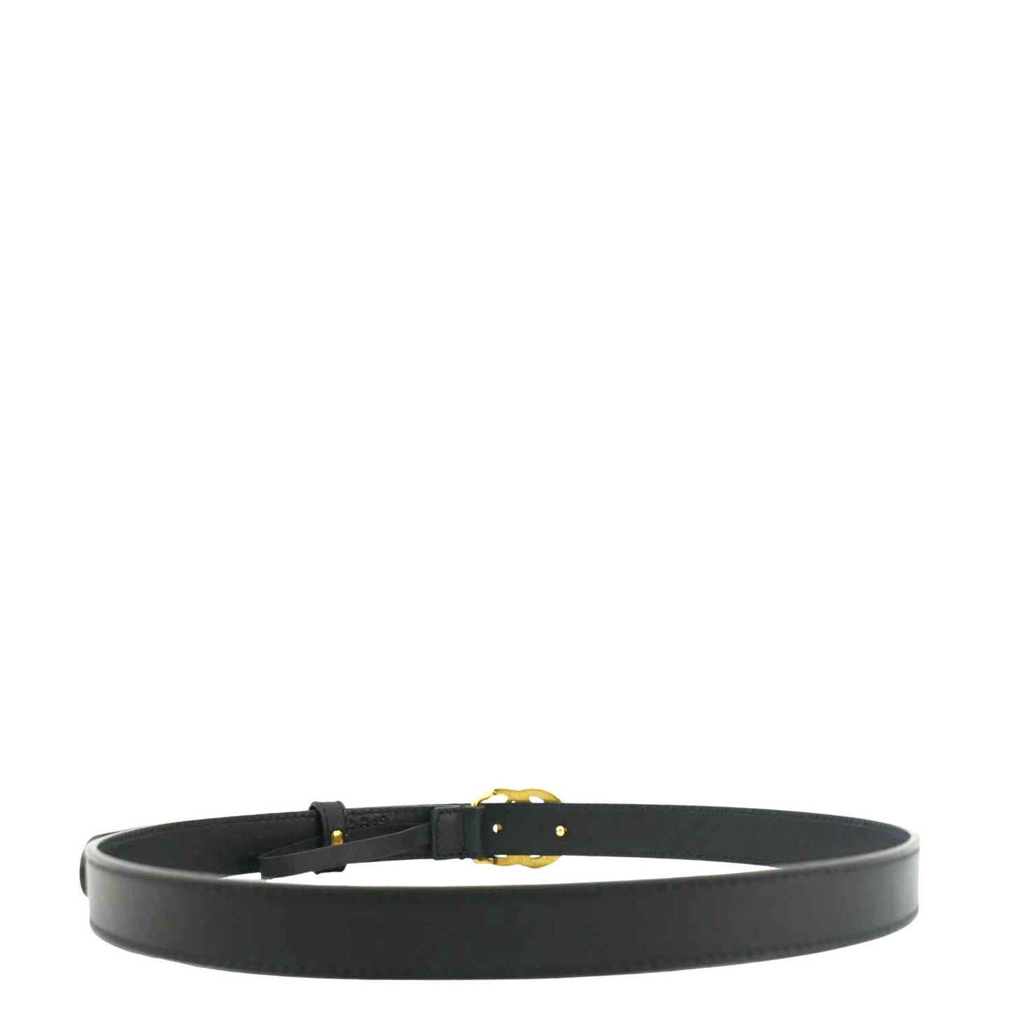 GUCCI Double G buckle Marmont Reversible Leather Belt Black 404912 Size 70.28