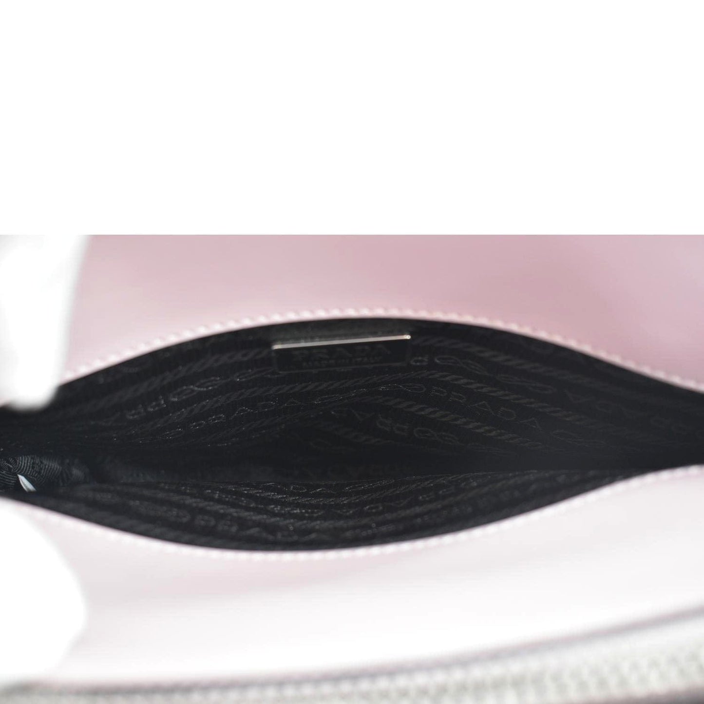 PRADA Re-Edition 1995 Brushed Leather Shoulder Bag Light Pink