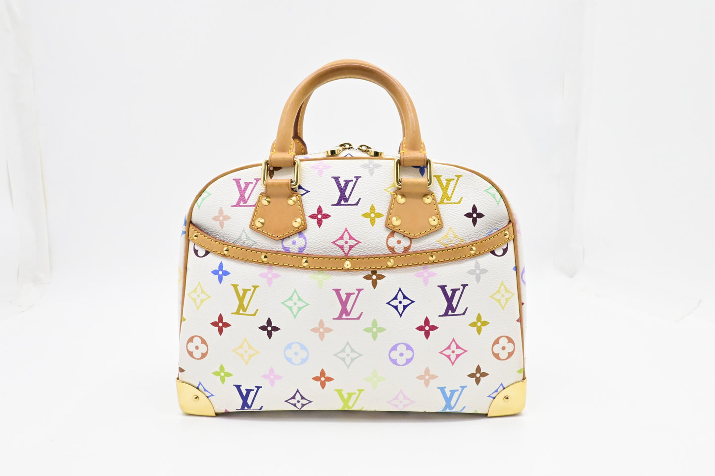 Louis Vuitton Trouville in White Multicolor Canvas
