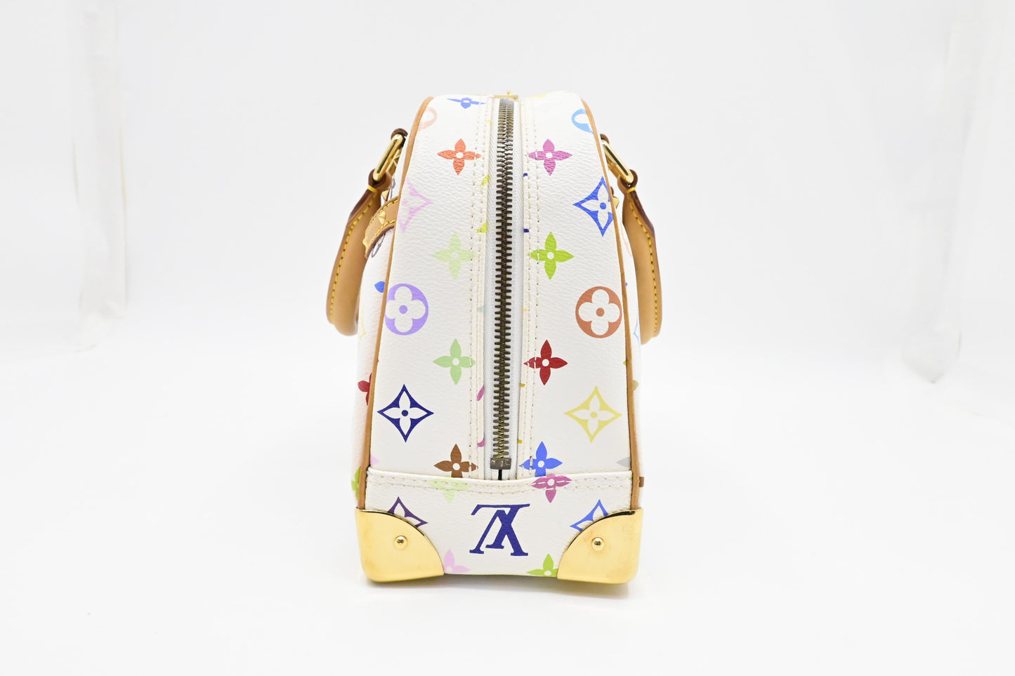 Louis Vuitton Trouville in White Multicolor Canvas