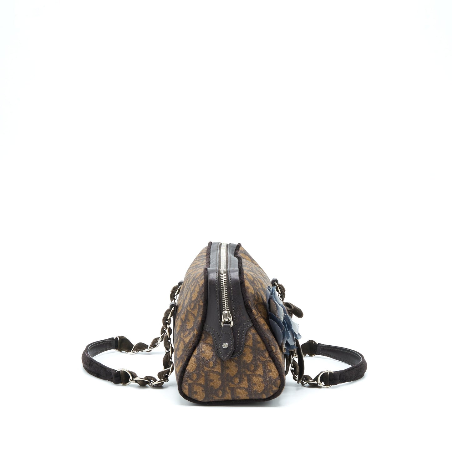 Dior   Romantique Trotter Purse Canvas/Velvet