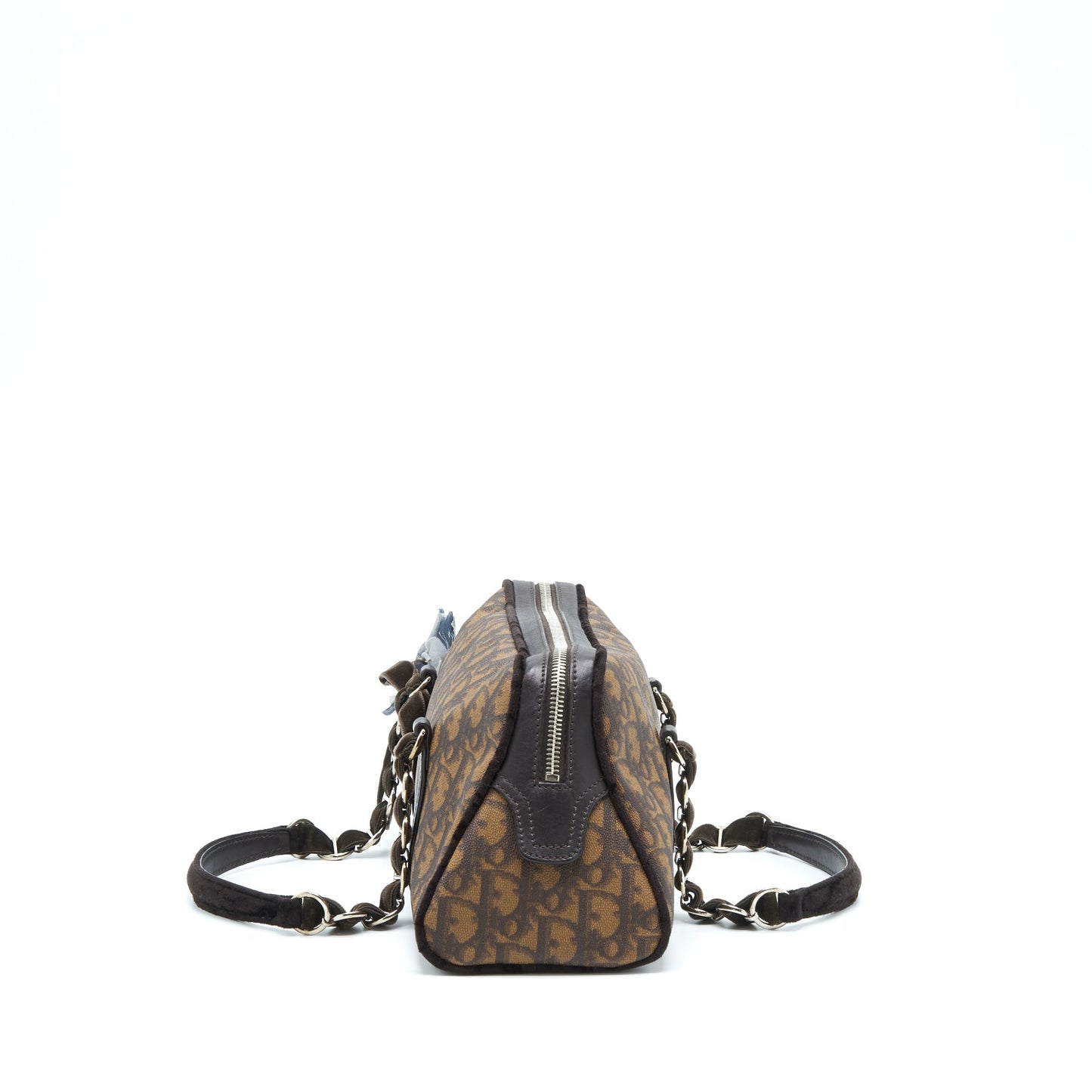 Dior   Romantique Trotter Purse Canvas/Velvet