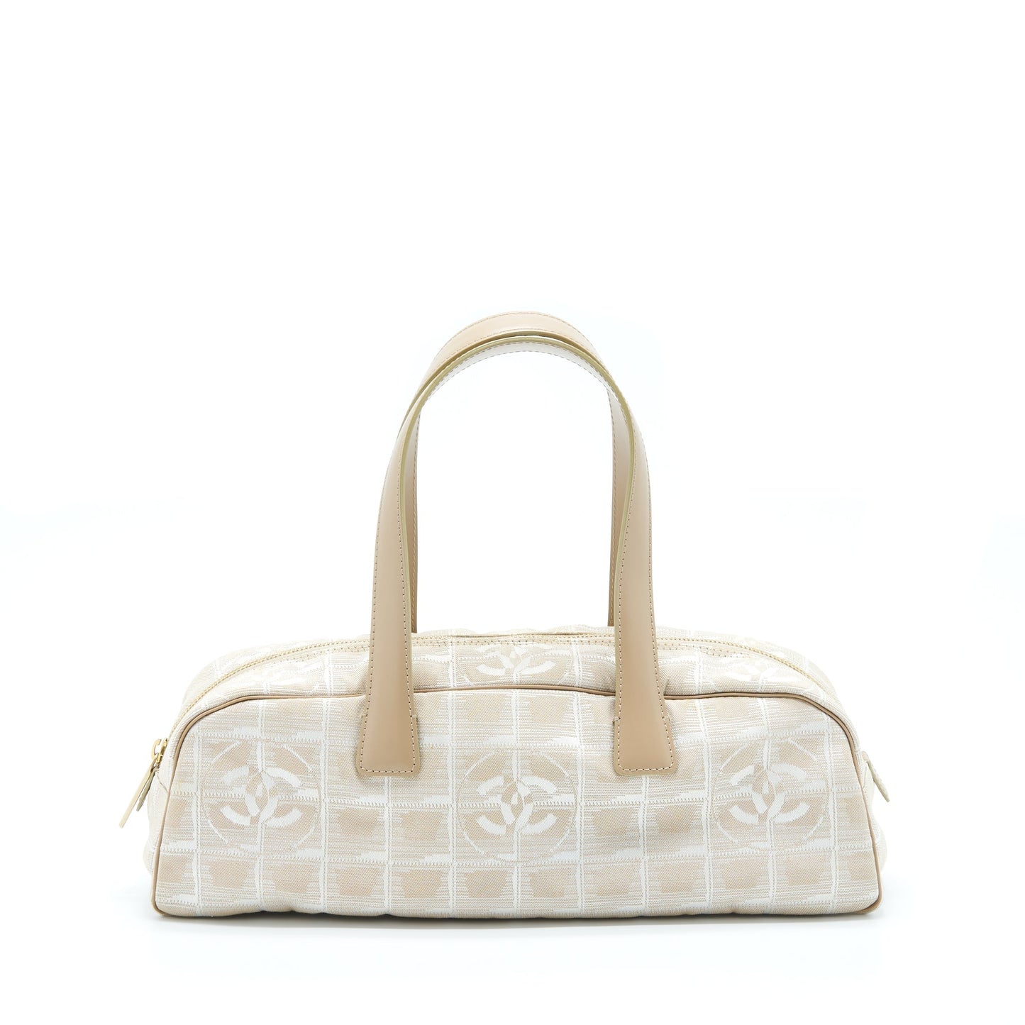 Chanel   Travel Line Bowler Bag Canvas And Leather LGHW