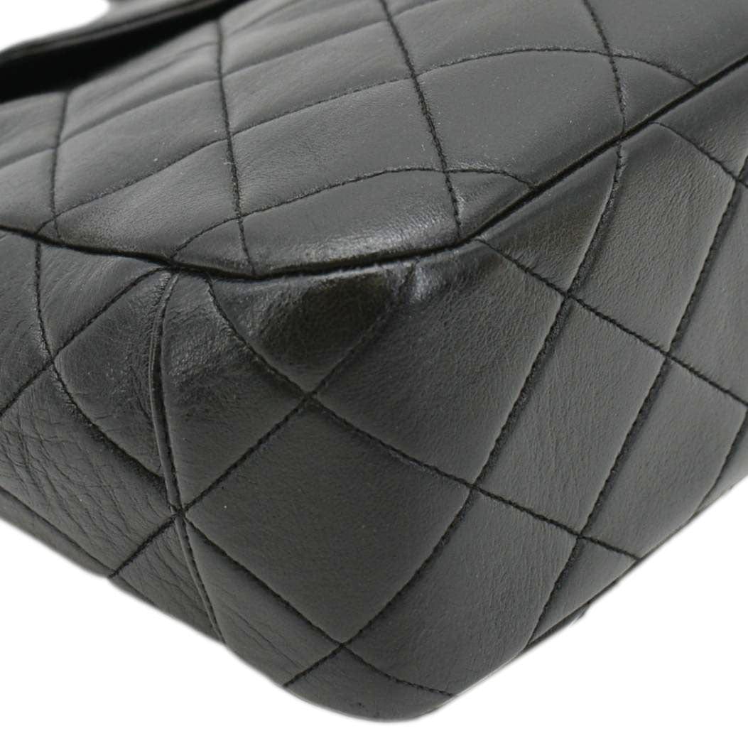 CHANEL Classic Flap   Quilted Leather Tote Bag Black