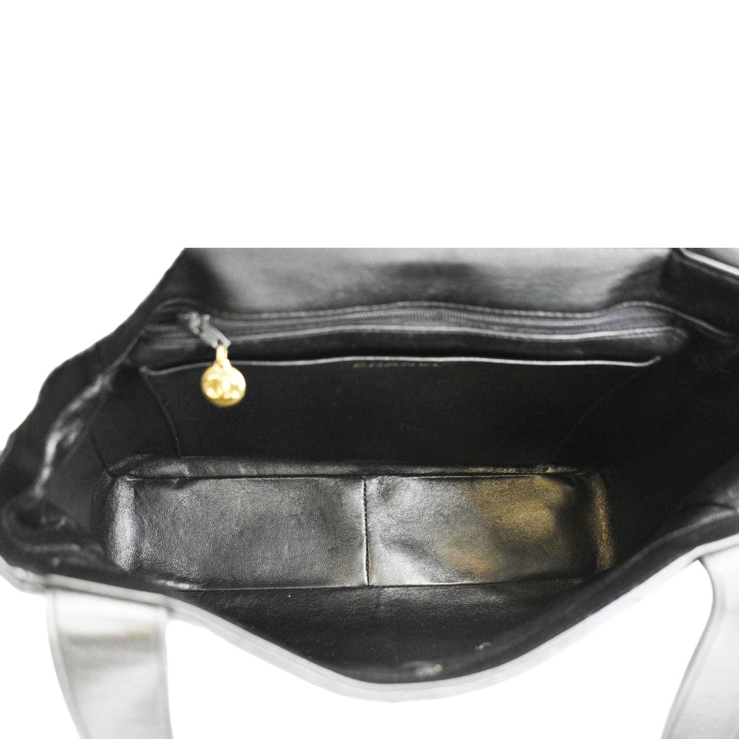 CHANEL Classic Flap   Quilted Leather Tote Bag Black