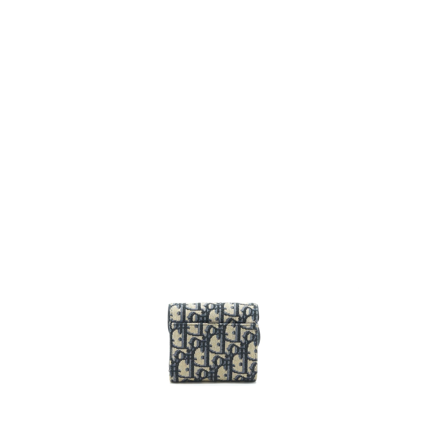 Dior Saddle Small Wallet Blue Oblique Canvas