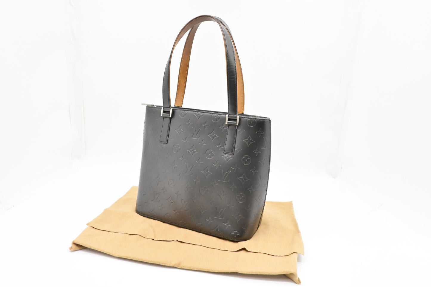 Louis Vuitton Stockton in Gray Mat Canvas