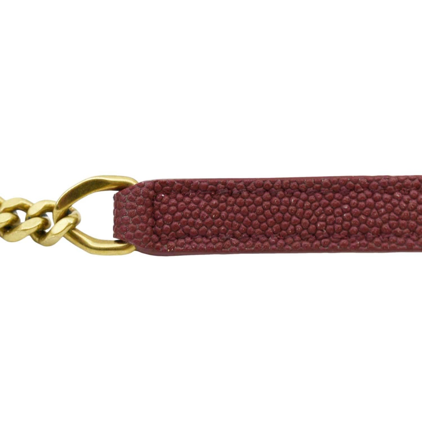 YVES SAINT LAURENT Lou Chevron Leather Camera Crossbody Bag Red