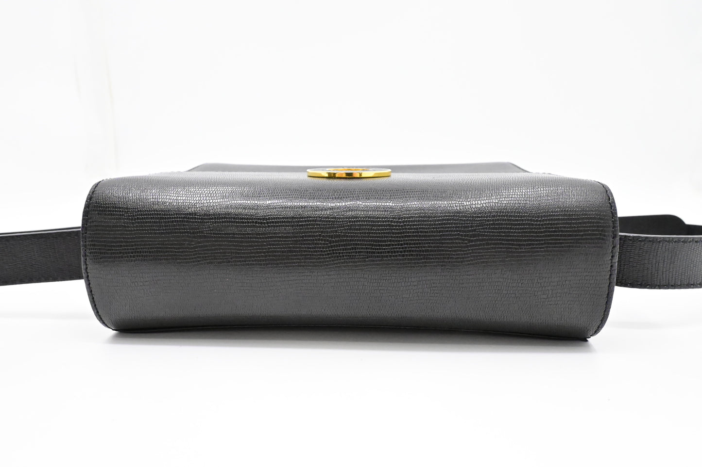 Celine Crossbody Bag in Black Leather