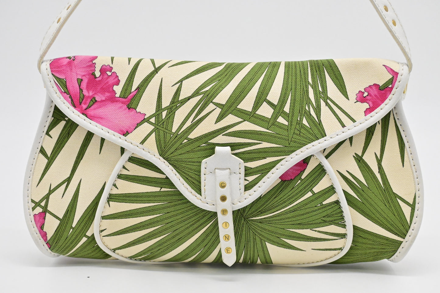 Celine Poulbot in Palm Print Canvas