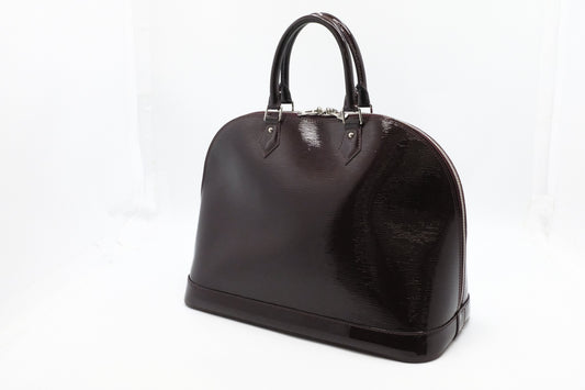 Louis Vuitton Alma GM in Burgundy Electric Epi Leather