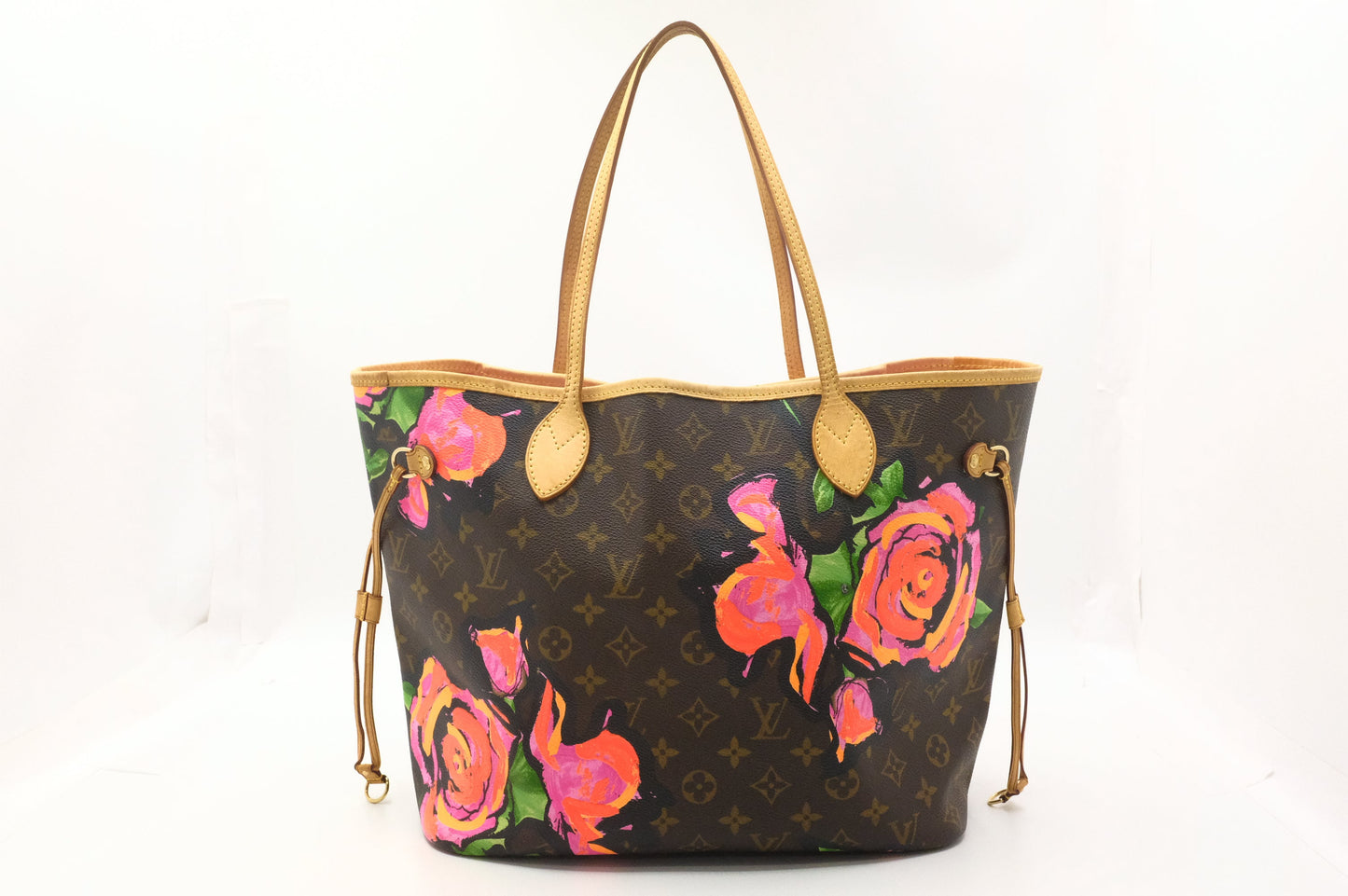 Louis Vuitton x Stephen Spro  Neverfull MM in Roses Monogram Canvas