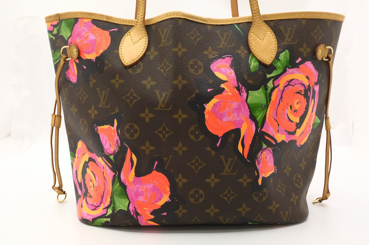 Louis Vuitton x Stephen Spro  Neverfull MM in Roses Monogram Canvas