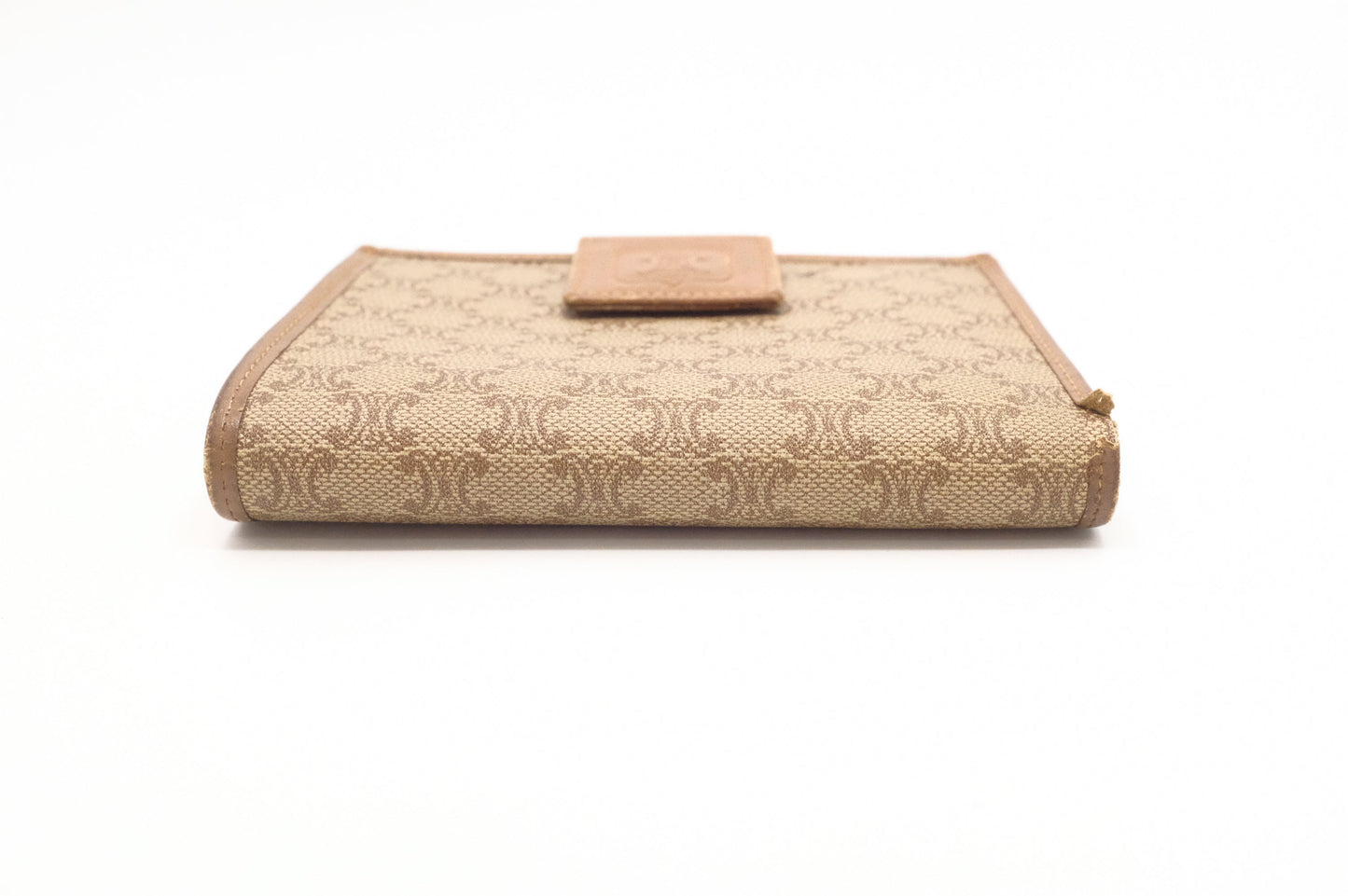 Celine Bifold Wallet in Beige Macadam Canvas