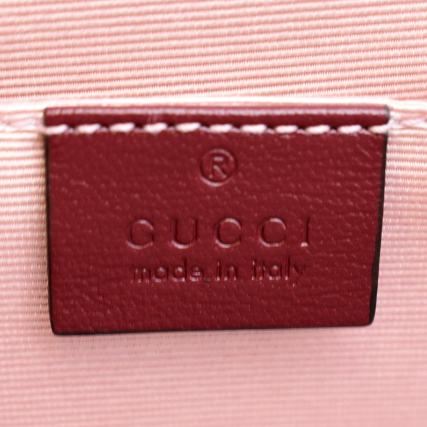 GUCCI Sylvie Wicker Leather Shoulder Bag Beige