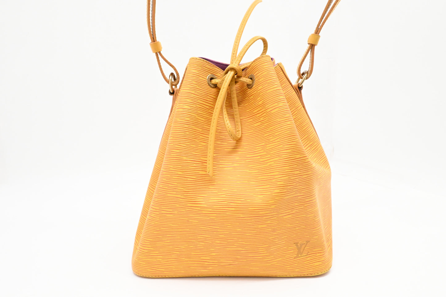 Louis Vuitton Petit Noe in Yellow Epi Leather