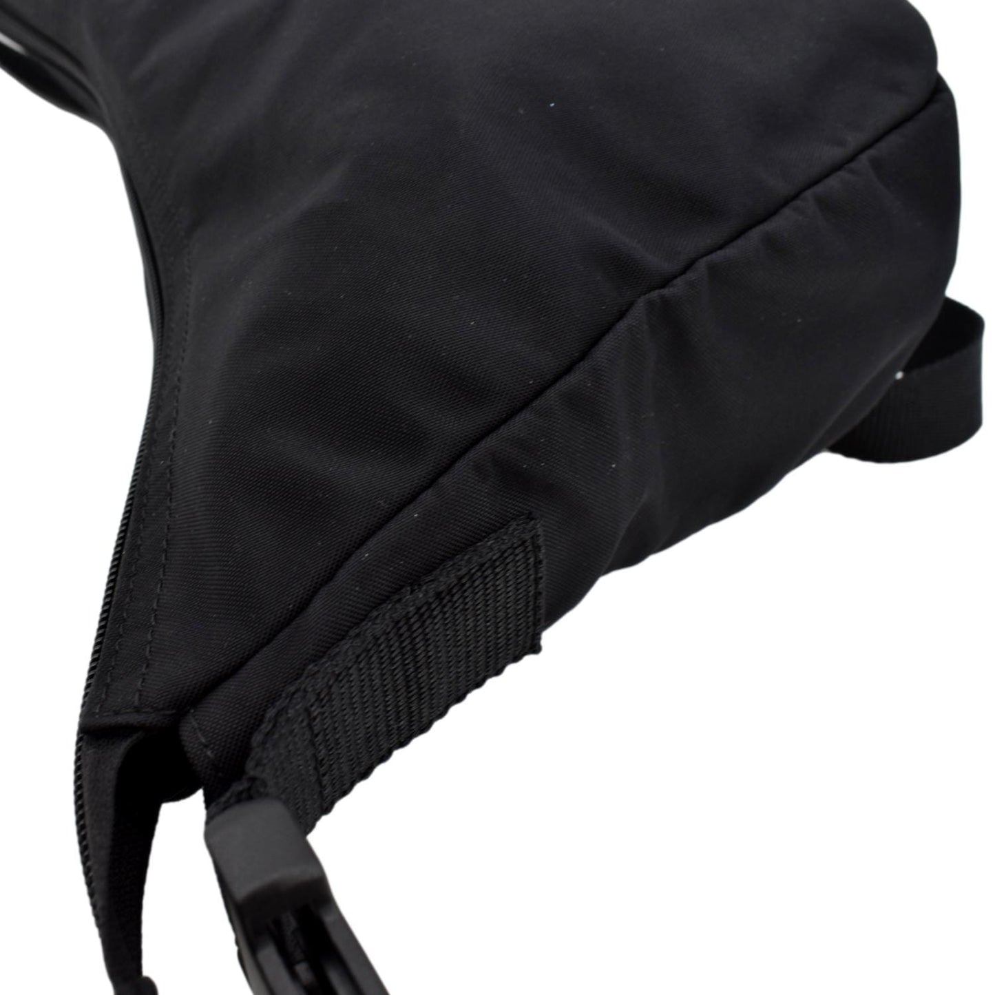 BALENCIAGA Wheel Nylon Shoulder Bag Black