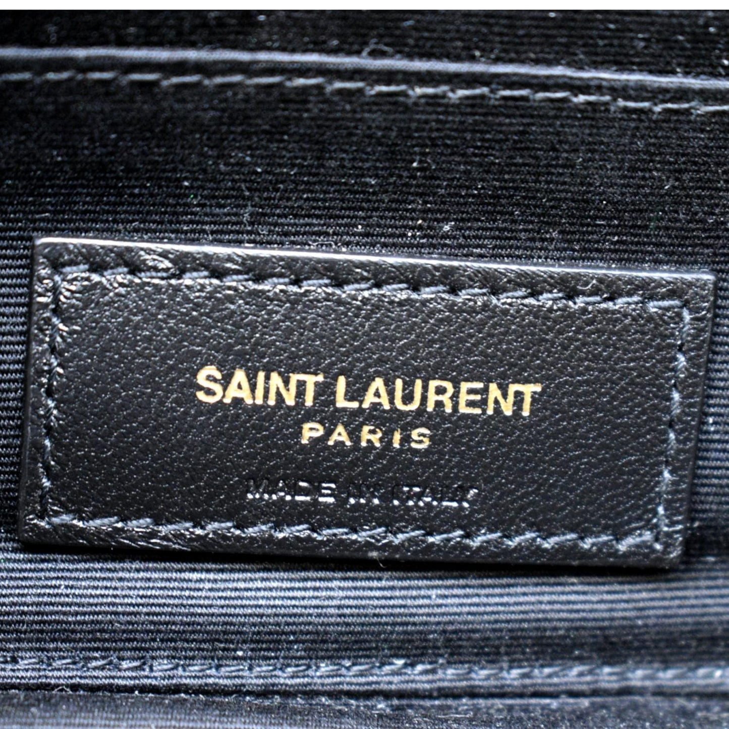 YVES SAINT LAURENT Becky Double Zip Lambskin Leather Crossbody Bag Black