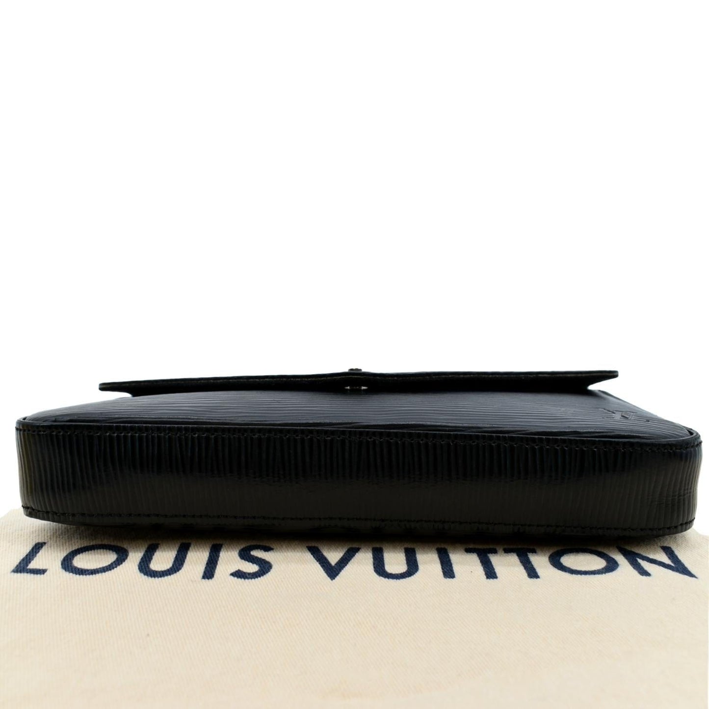 LOUIS VUITTON Felicie Pochette Epi Crossbody Bag Black