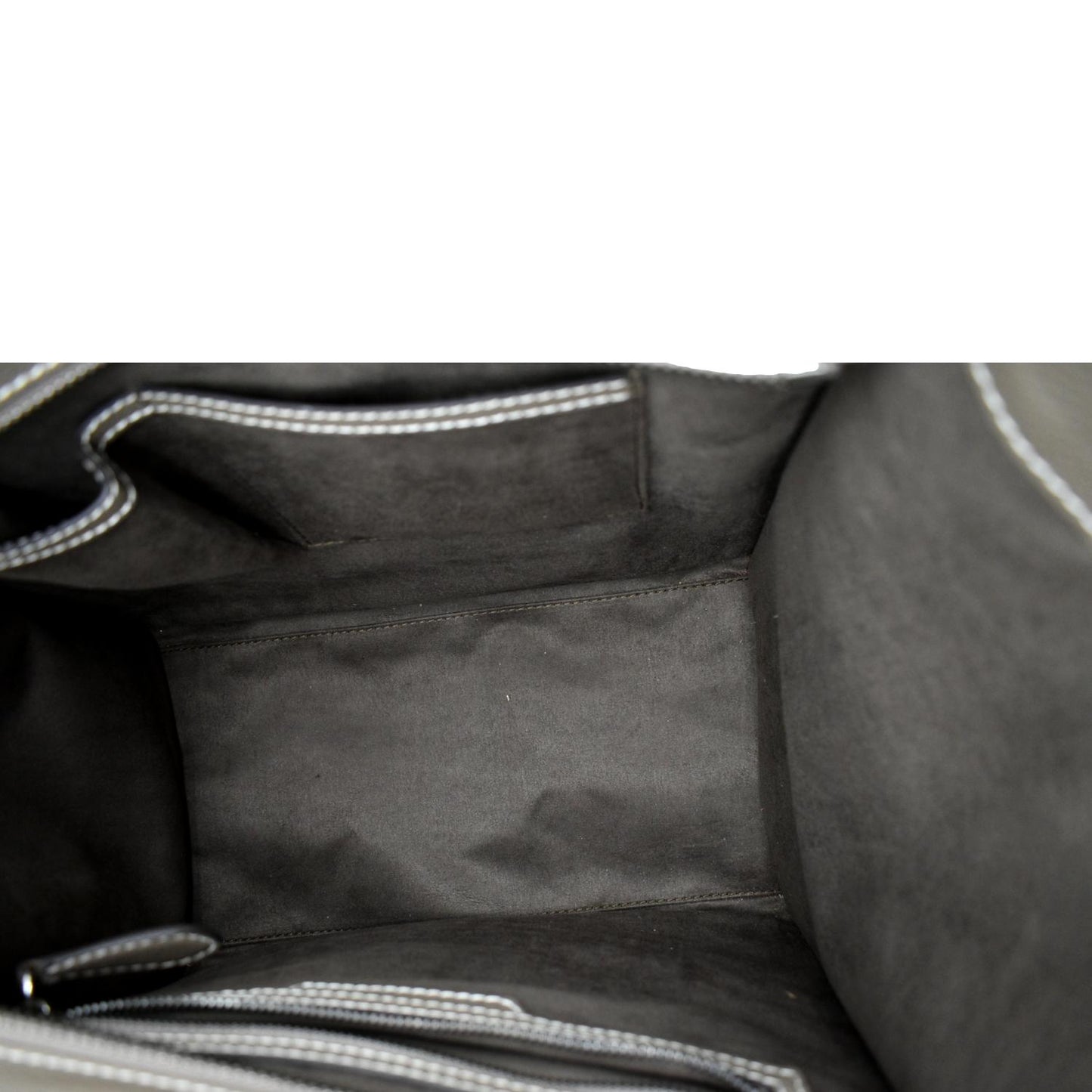 CELINE Souris Mini Luggage Calfskin  Leather Tote Bag Dune -
