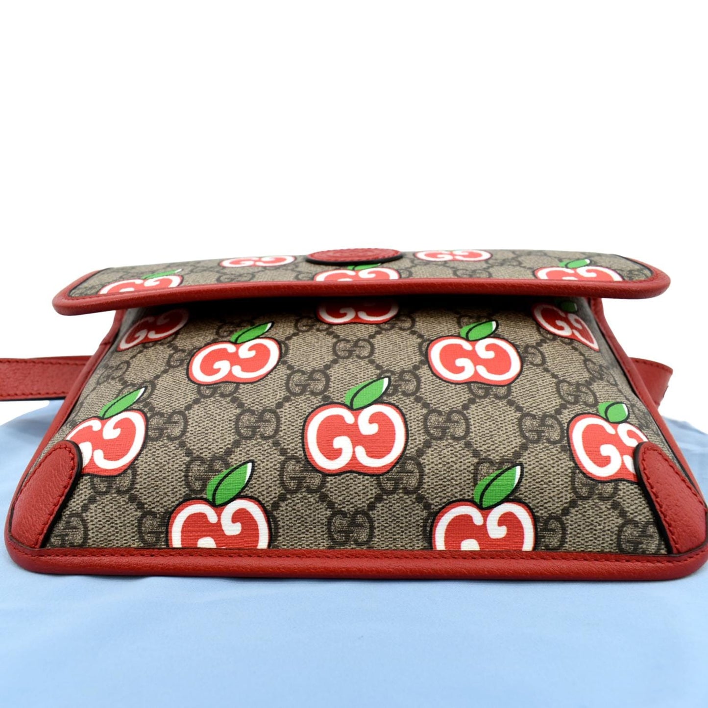 GUCCI Apple Interlocking GG Supreme Canvas Belt Bag Multicolor 625233