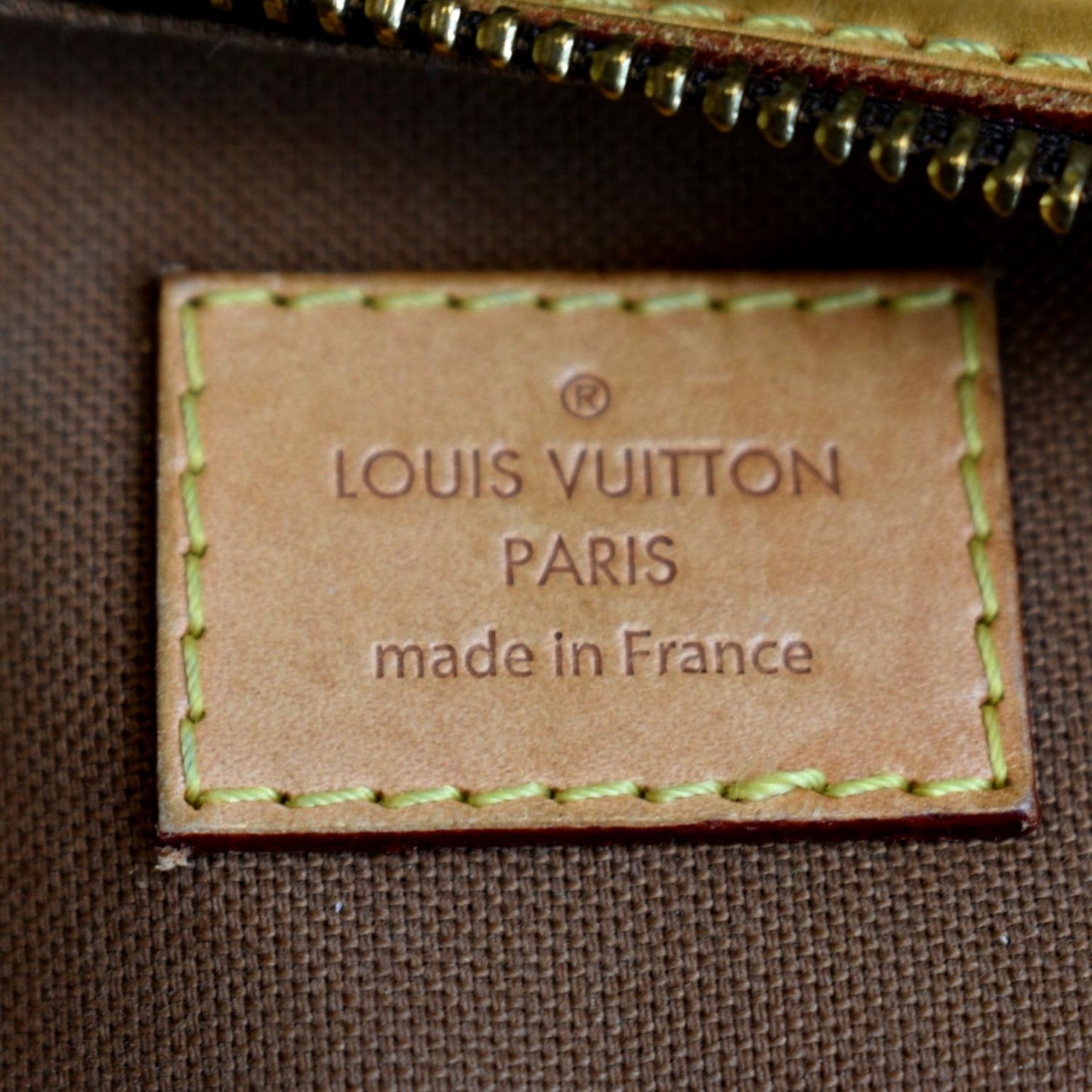 LOUIS VUITTON Odeon PM Monogram Canvas Crossbody Bag Brown