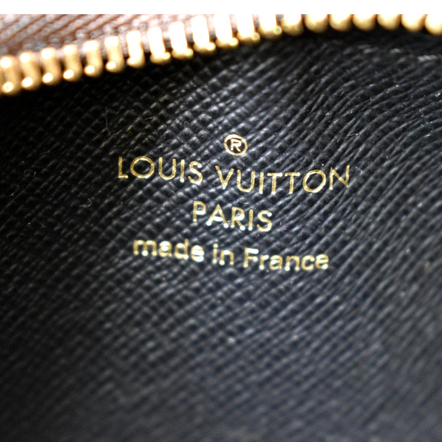 LOUIS VUITTON Monogram Canvas Trio Pouch Bag Brown