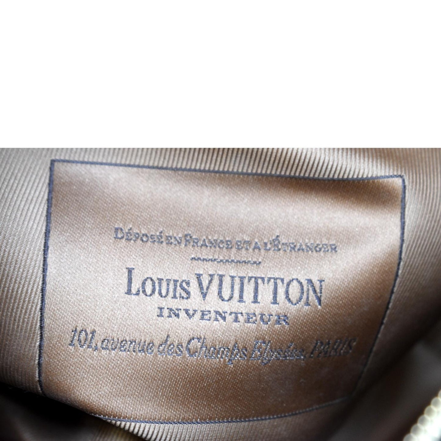 LOUIS VUITTON Fleur De Jais Carro l Monogram Leather Satchel Bag Black