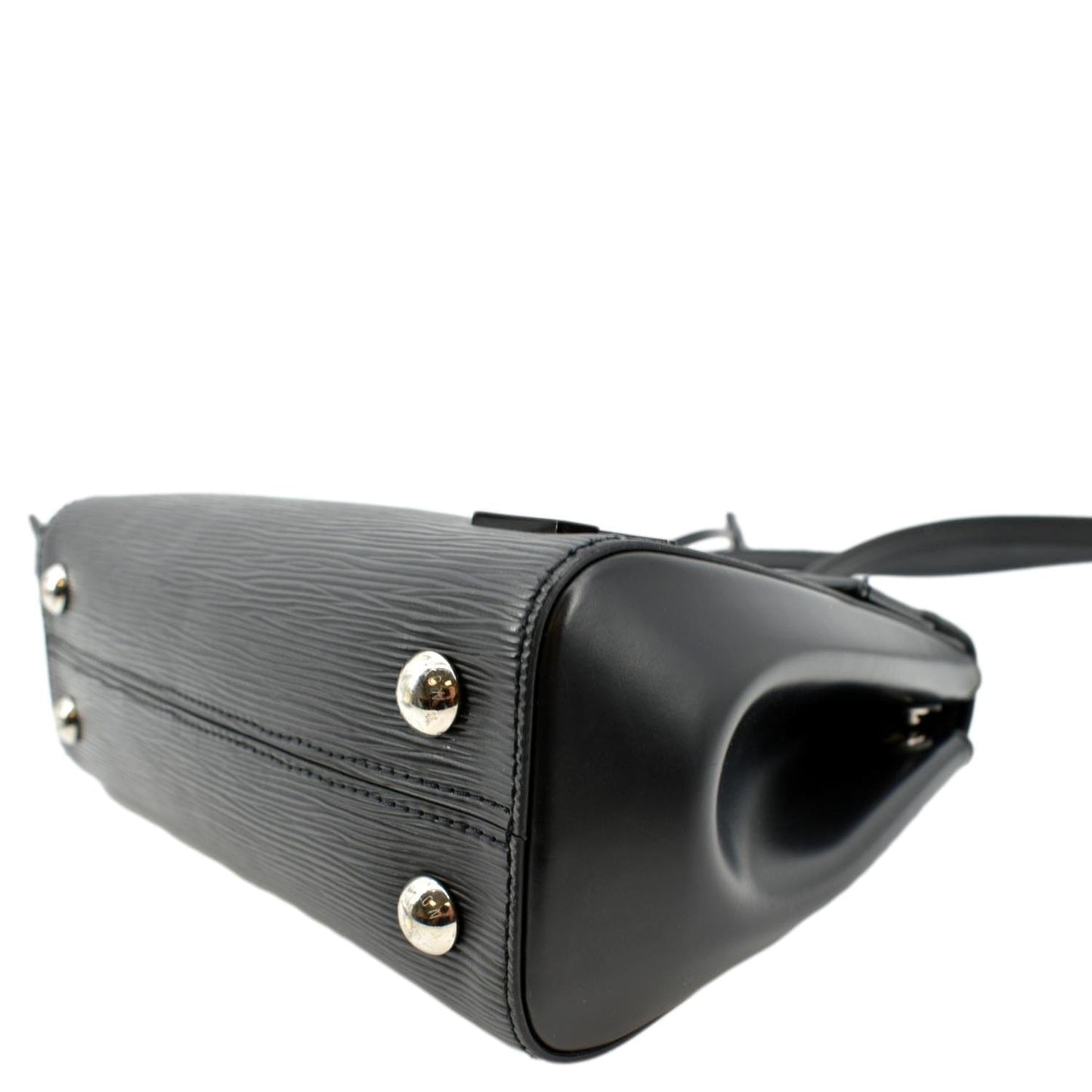 LOUIS VUITTON Cluny MM Epi Leather Shoulder Bag Black