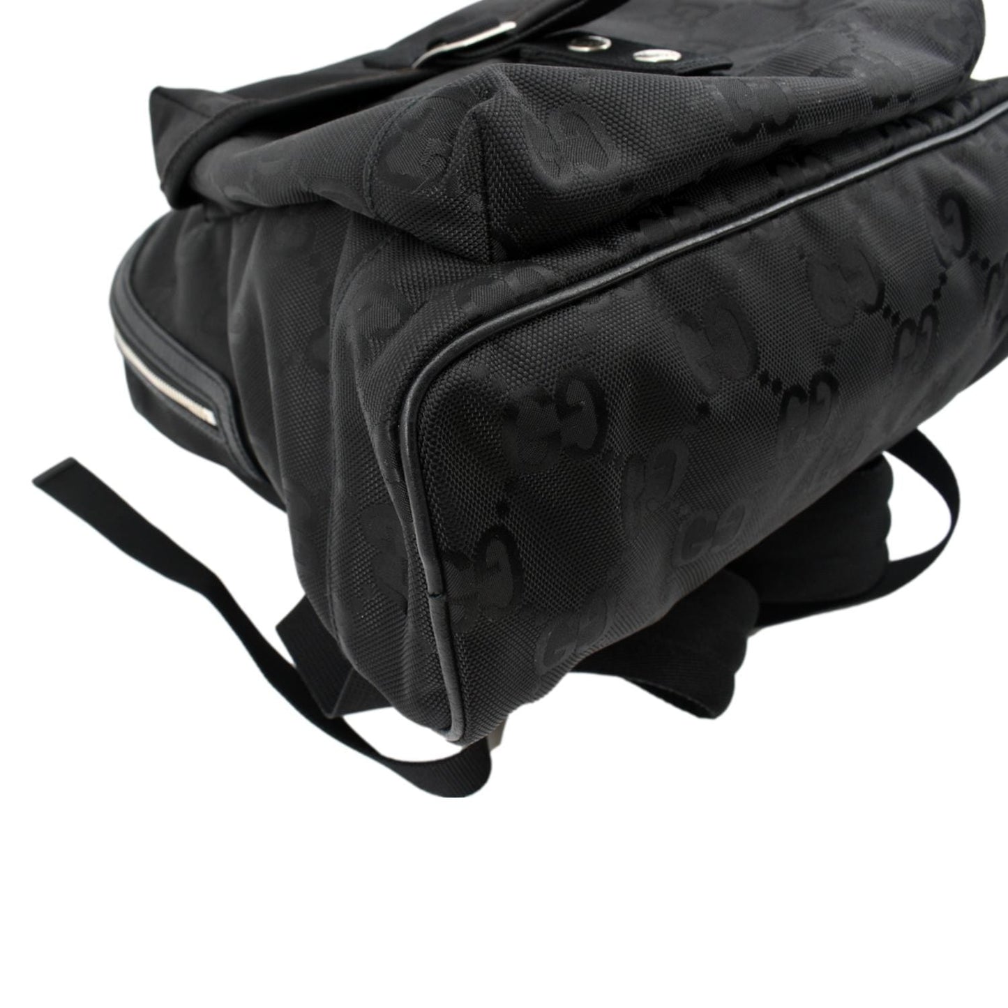 GUCCI Off The Grid GG Nylon Backpack Bag Black 644992