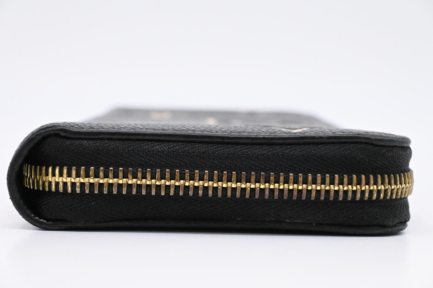 Louis Vuitton Zippy Wallet in Black and Beige Bicolor Empreinte Leather