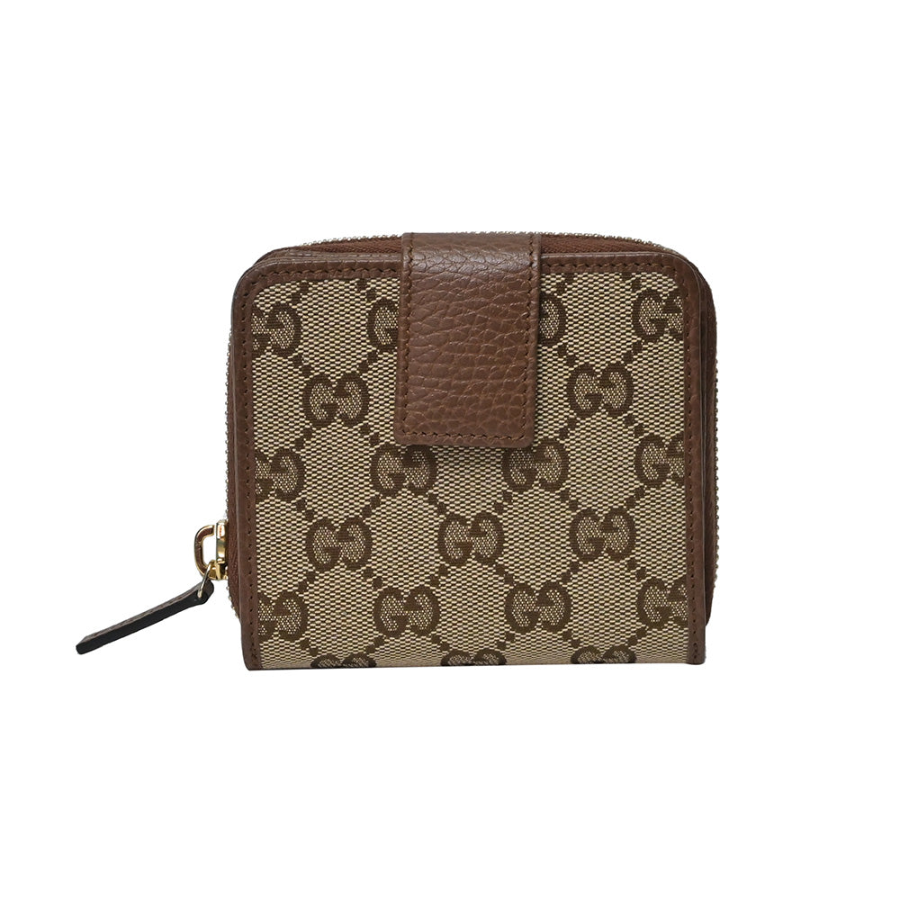 Gucci Brown GG Canvas Compact Wallet - 2 [Clearance Sale]