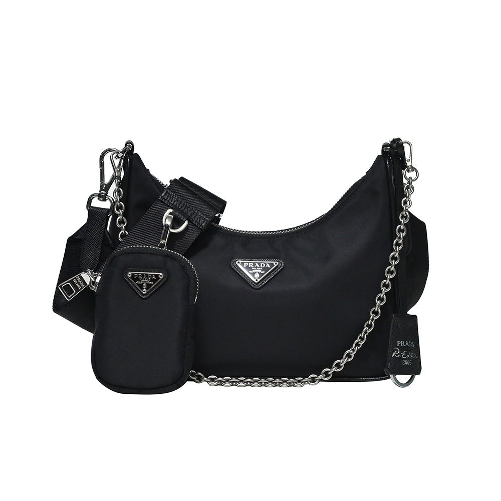 Nero Prada Re-Edition 2005 Nylon Bag - 11 (Rented Out)