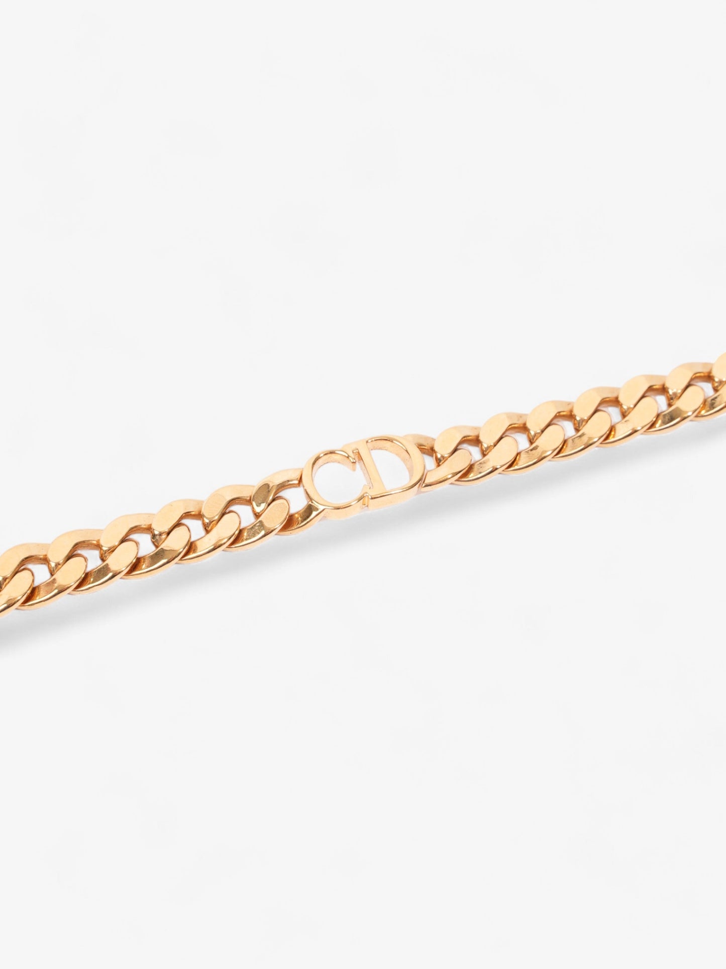 Christian Dior Danse  Etoile Chain Choker Necklace Gold Base Metal