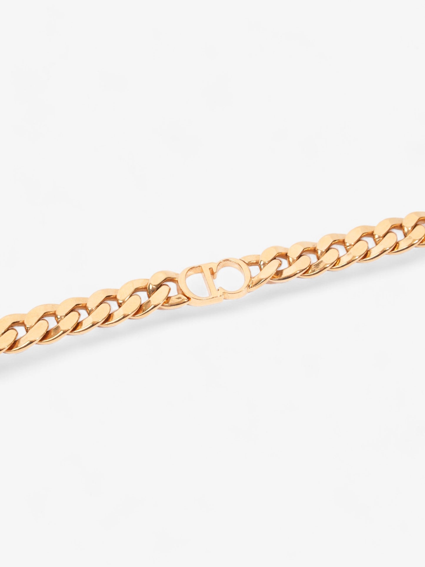 Christian Dior Danse  Etoile Chain Choker Necklace Gold Base Metal