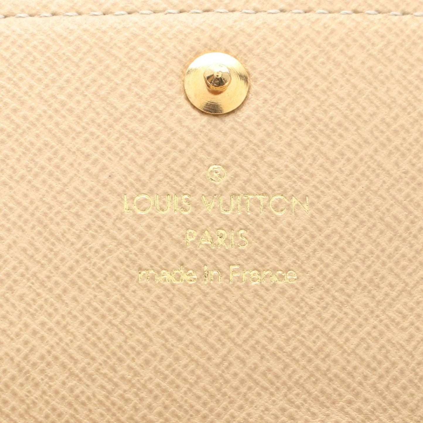 Brown Louis Vuitton Monogram Dentelle Sarah Long Wallet