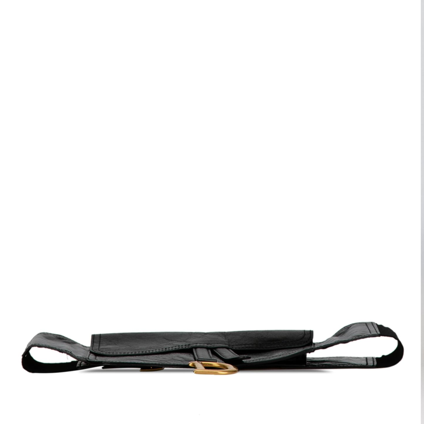 Dior Crinkled Lambskin Saddle Belt Bag