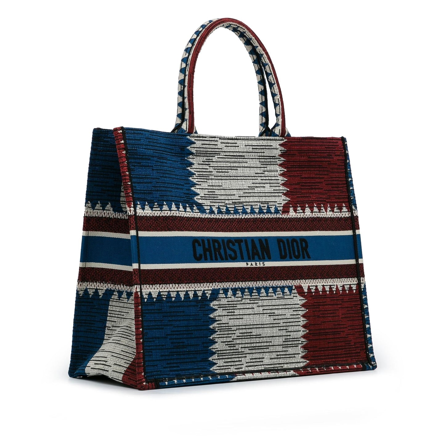 Dior Large French Flag Book Tote