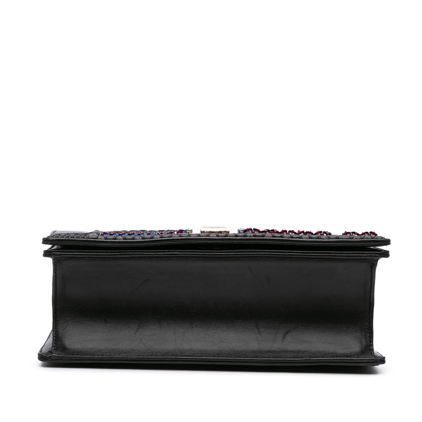 Dior Medium Calfskin Crystal Embroidered Diorama Flap