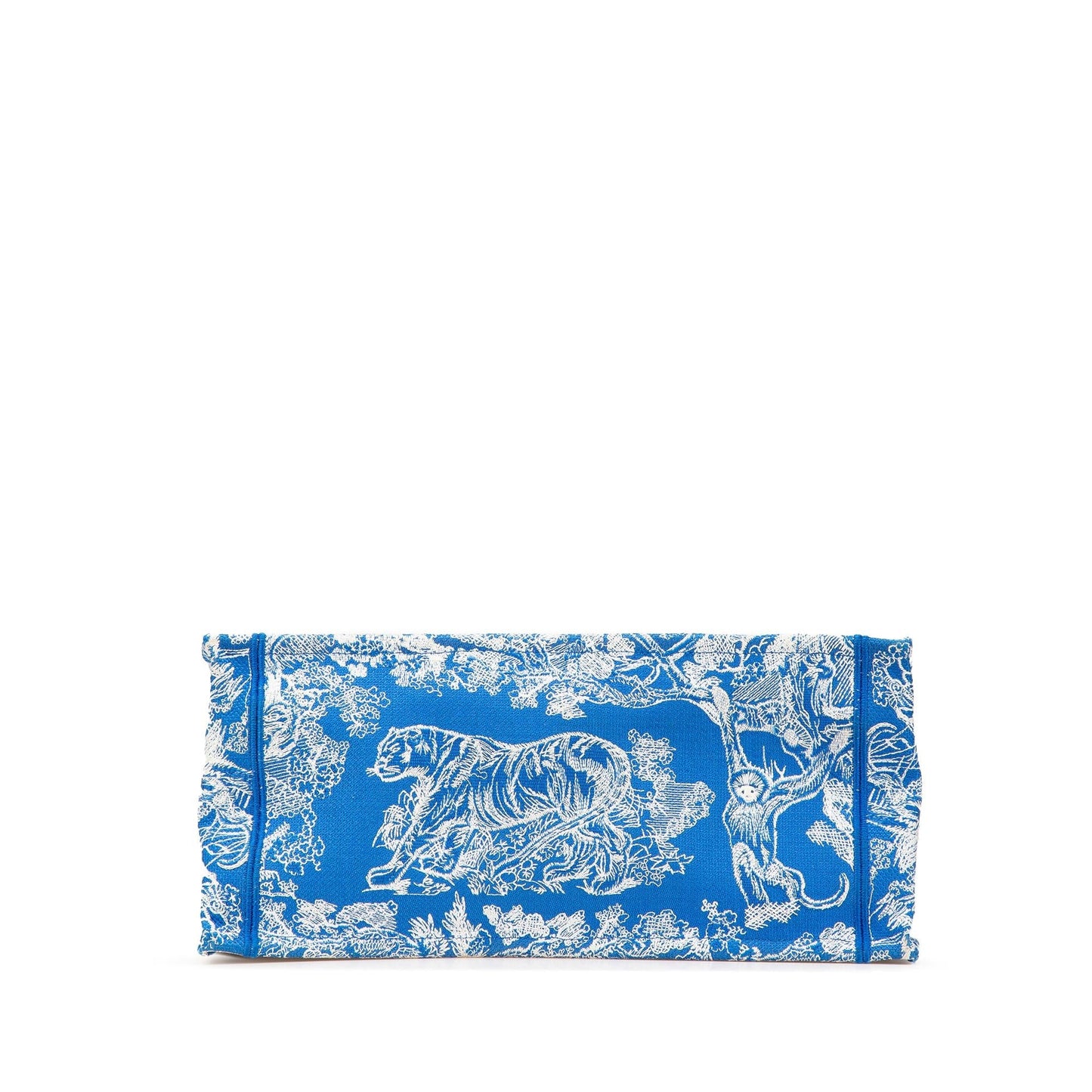 Dior Medium Canvas Embroidered Dioriviera Toile De Jouy Book Tote