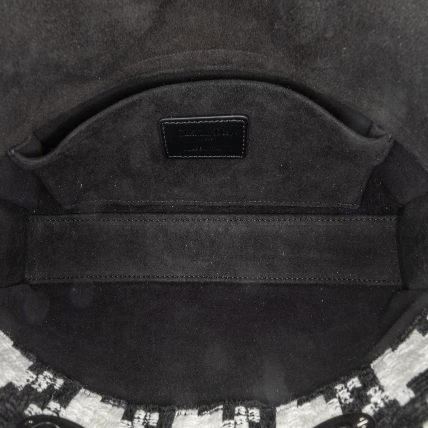 Dior Medium Canvas Macro Houndstooth Lady D Joy