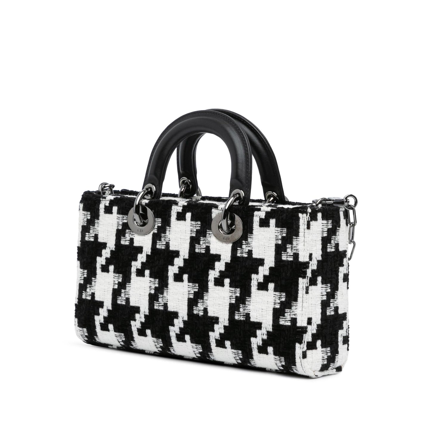 Dior Medium Canvas Macro Houndstooth Lady D Joy