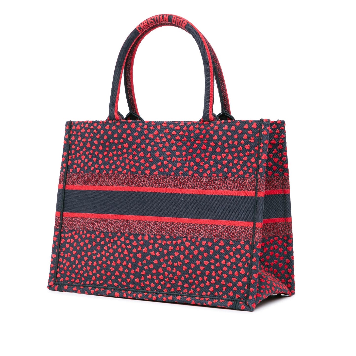 Dior Medium Canvas Pop Hearts I Love Paris Book Tote