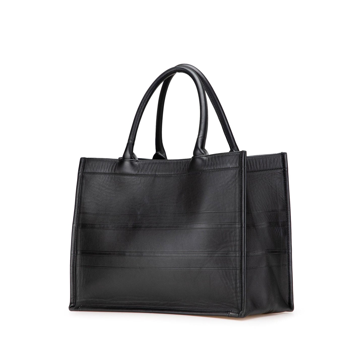 Dior Medium Embossed Leather Book Tote